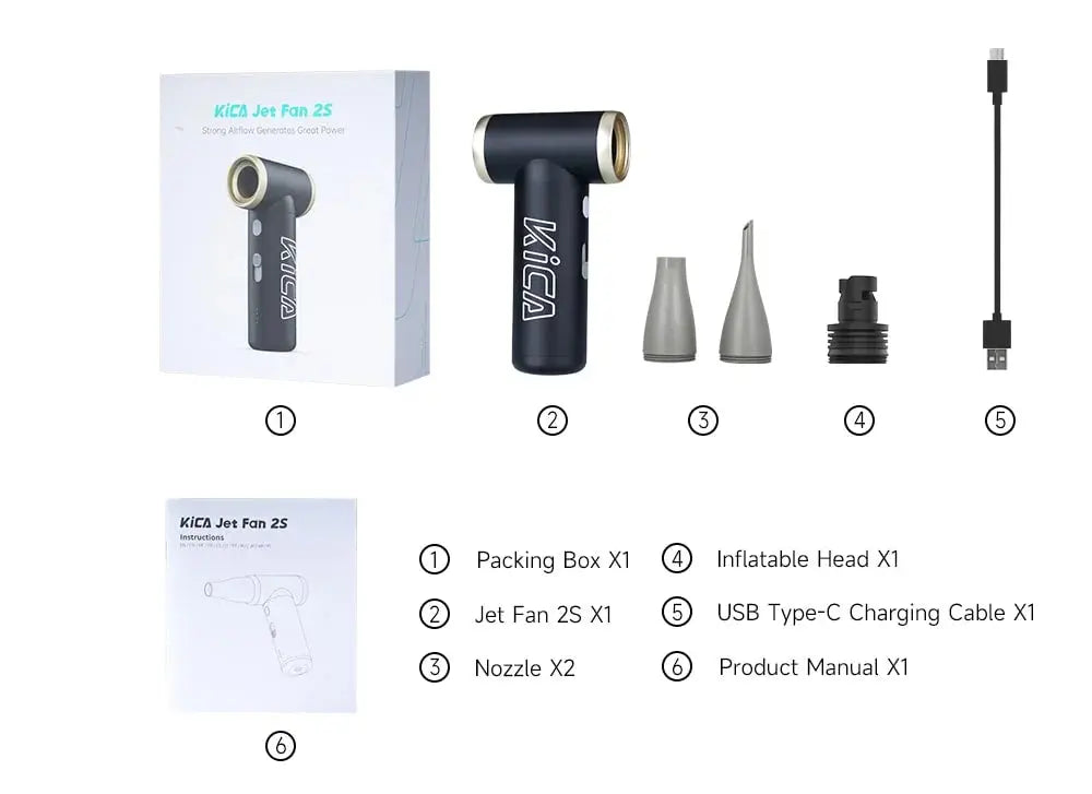 KiCA Jet Fan 2S - KICA